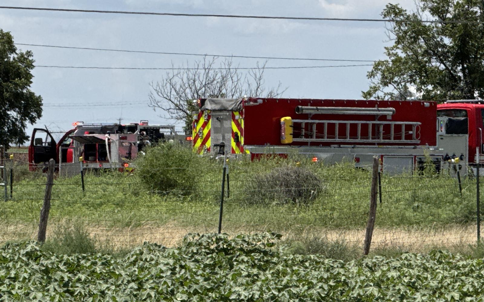 Firefighters responded to the report of a structure fire Saturday afternoon on FM 1223 outside San Angelo.