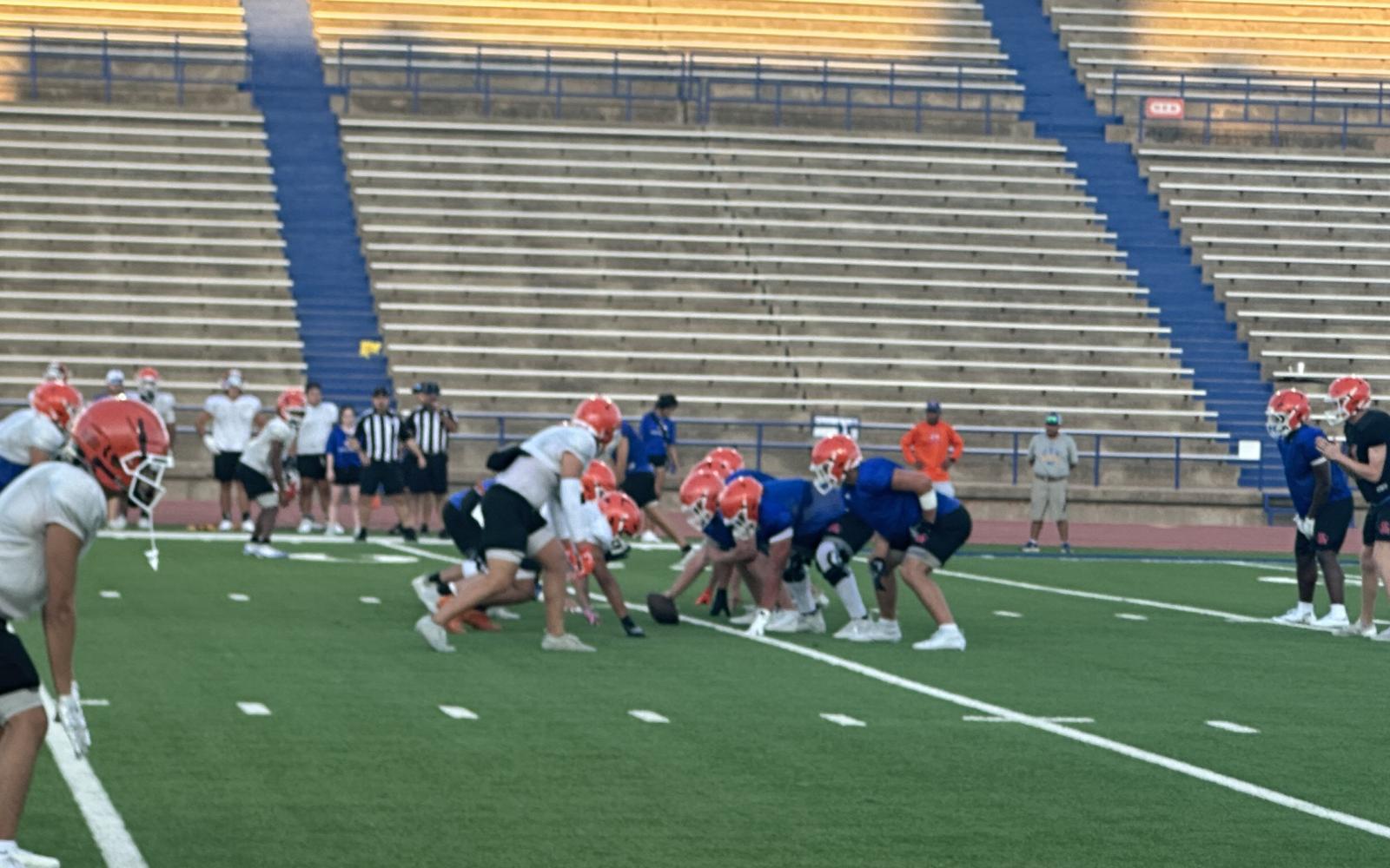 Central Bobcats at their 2025 Scrimmage