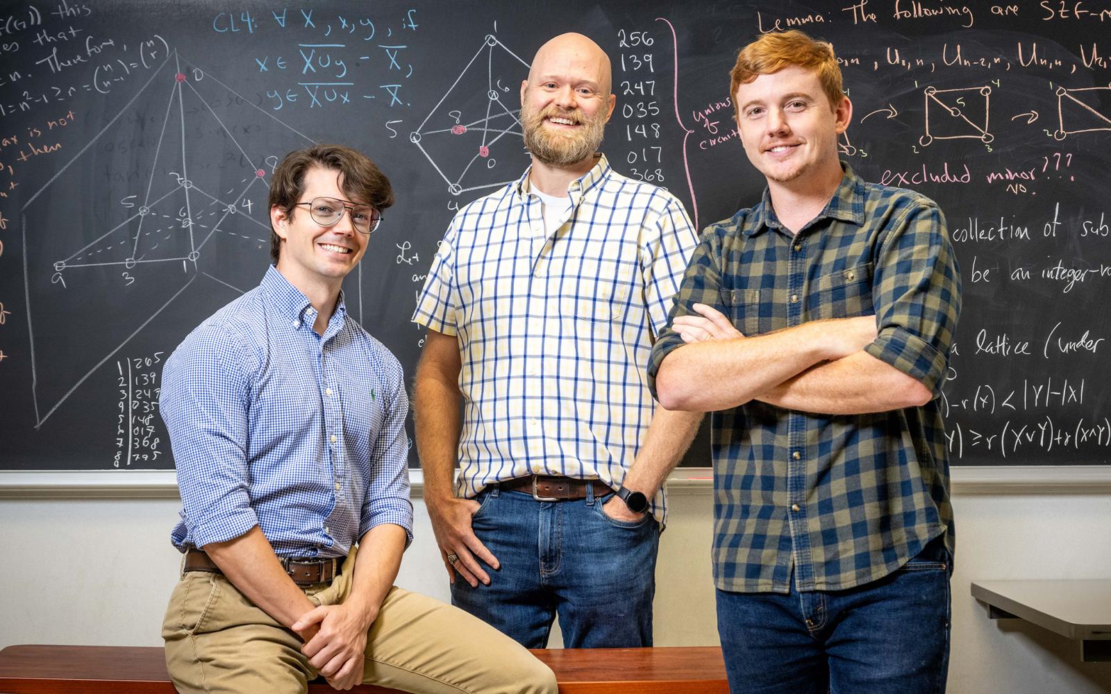 (L-R) Dr. Simon Pfeil, Dr. Jesse Taylor and Dr. Dennis Hall 