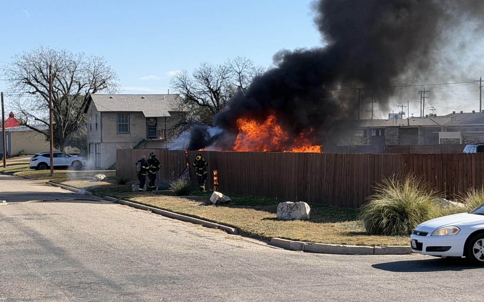 An electric vehicle fire was reported Friday afternoon in San Angelo at Randall Motors.