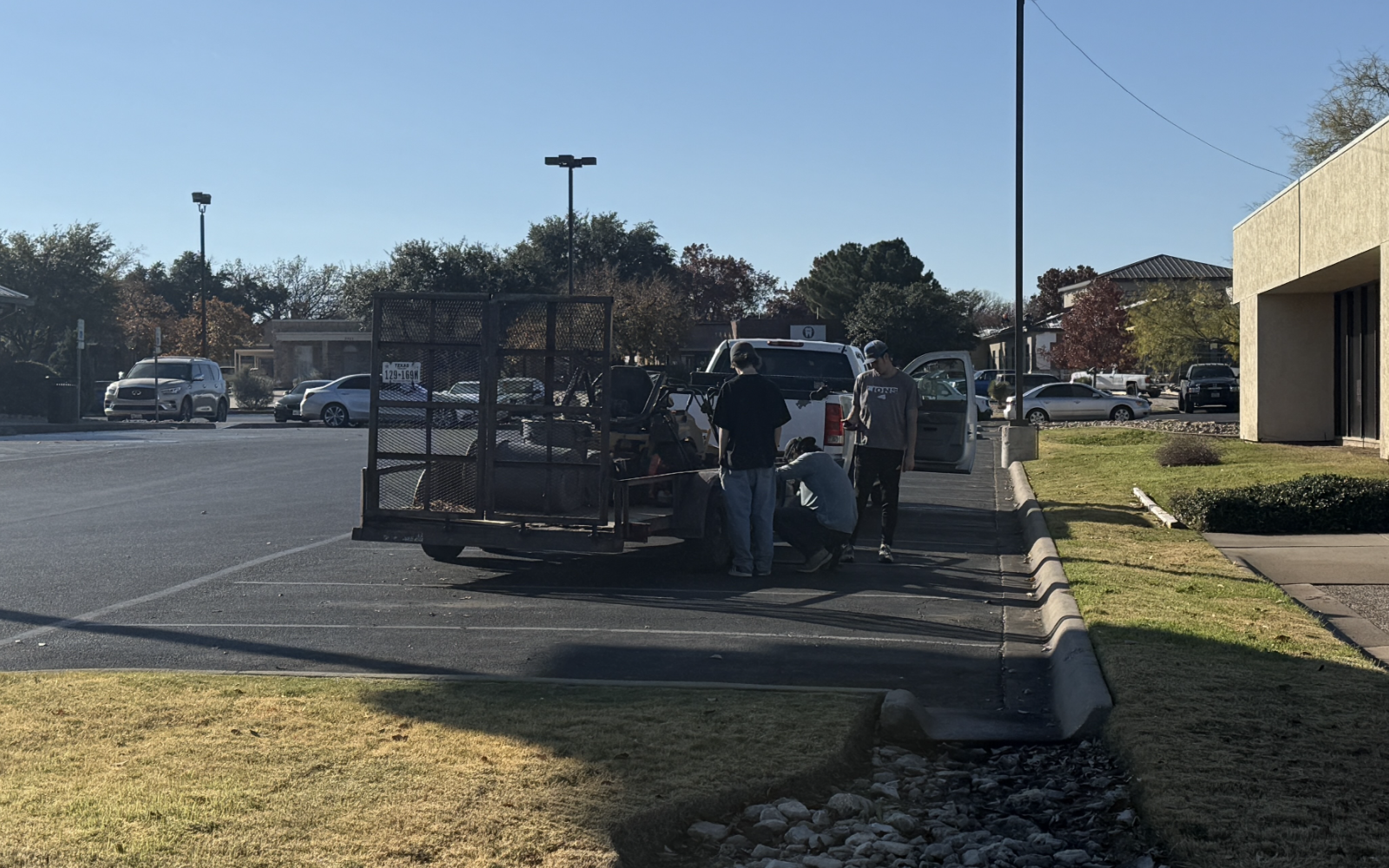 GMC Trailer involved in crash near Texas Roadhouse