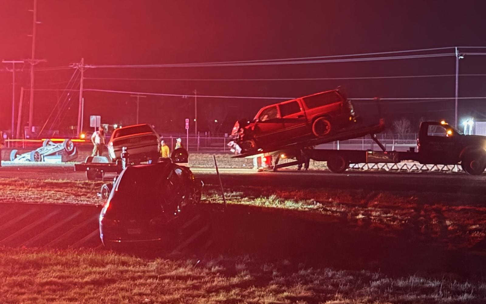 Rollover Crash on US 87 North of Grape Creek on March 1, 2026