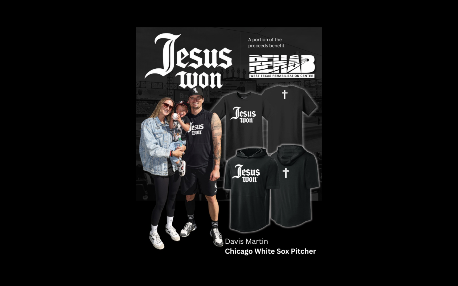 Davis Martin and Jesus Won Apparel partner with WTRC