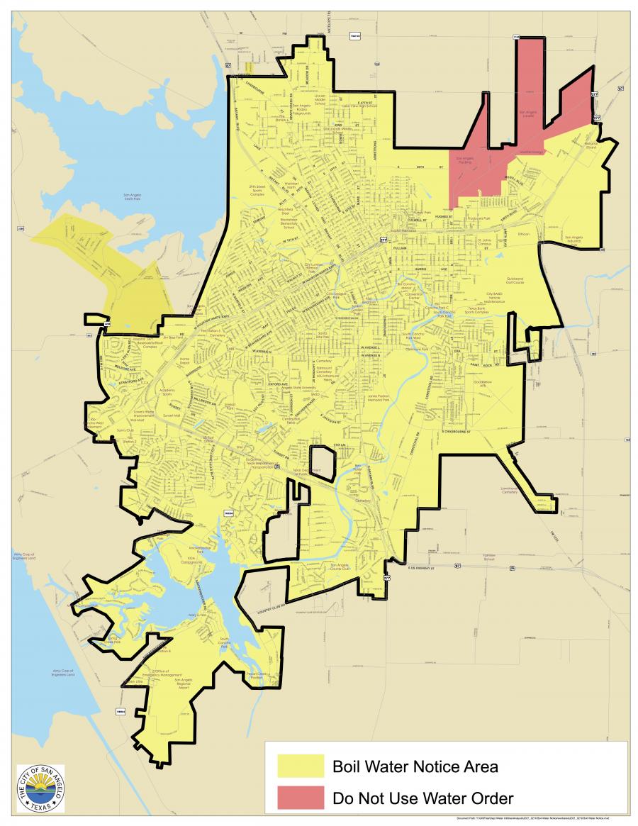 COSA Updated Boil Water Notice | Febraury 19,2021