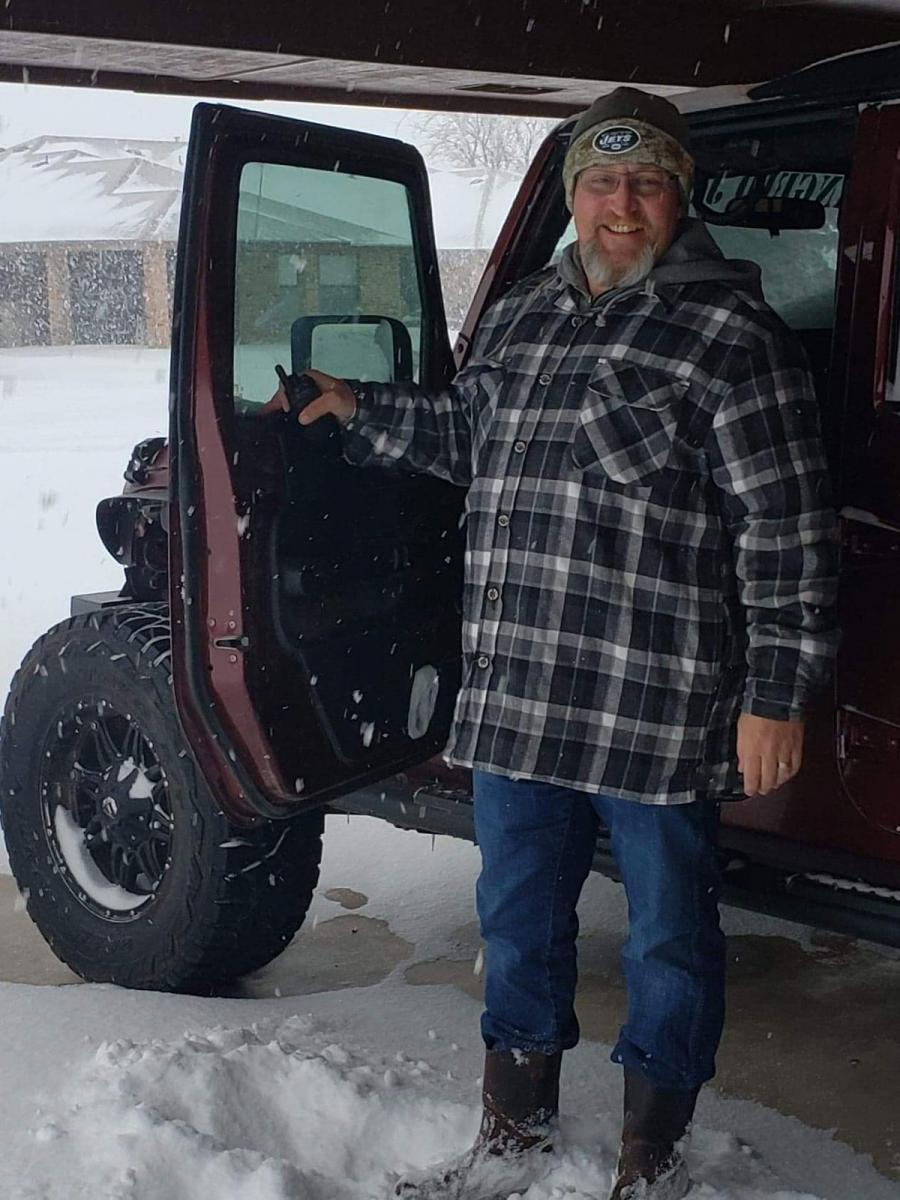James Lloyd Bartlett Jr., president of the San Angelo Jeep Club