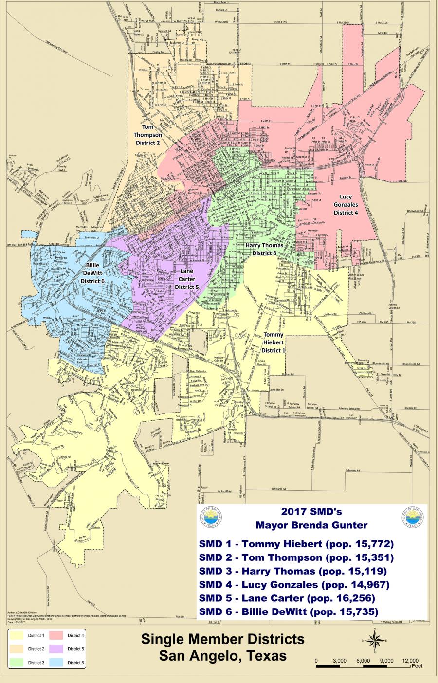 San Angelo SMD Map