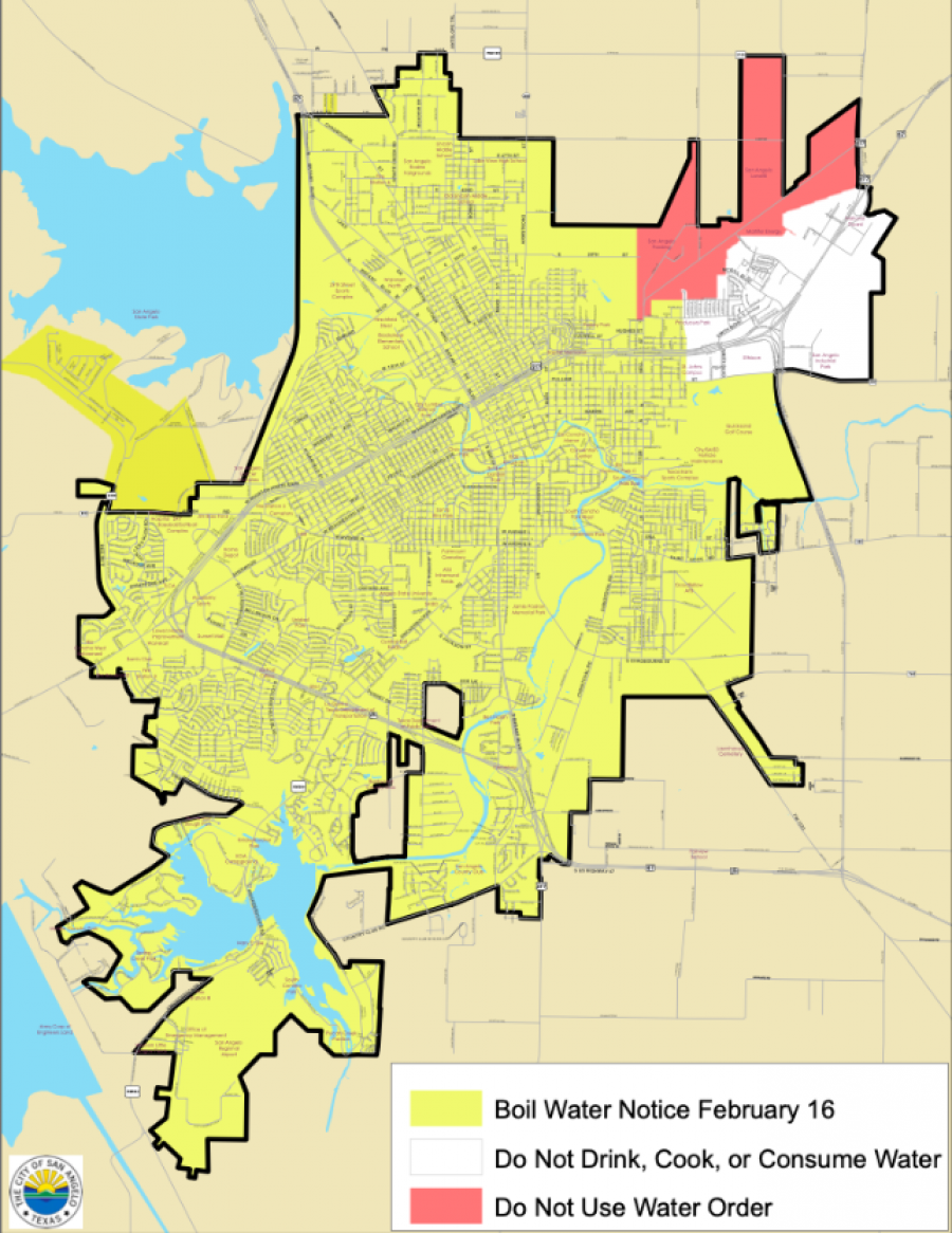Boil Notice Map | 2/16/2021