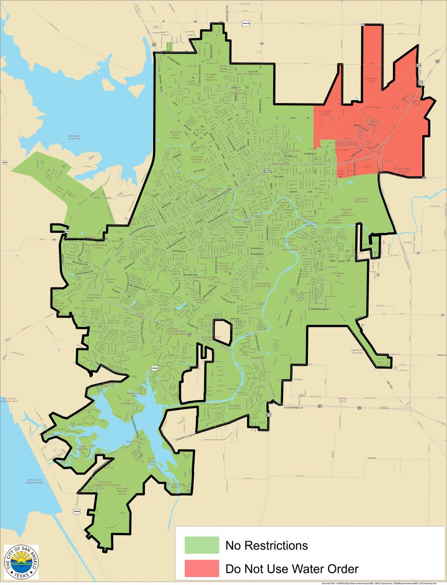Updated Water Map 2/12/21