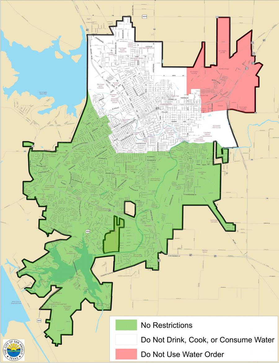 Updated Water Map | February 10, 2021