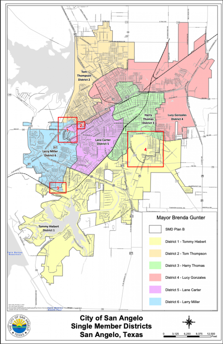 2020 City of San Angelo Redistricting