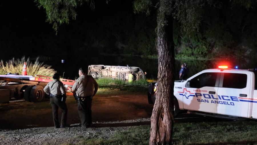 Vehicle Crashes Into Lake Nasworthy on August 8, 2024