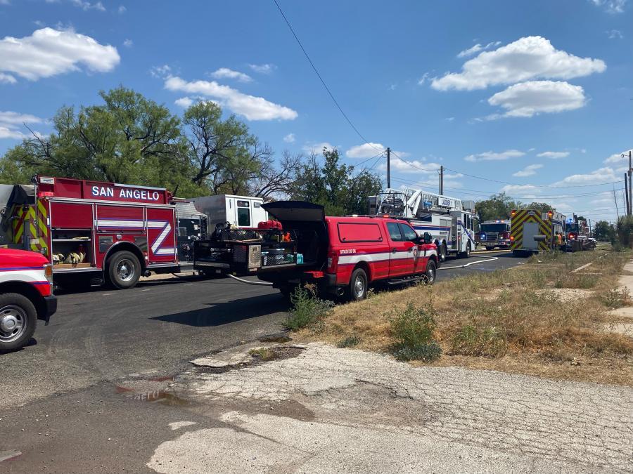 Propane Tank Explosion Leads To Structure Fire on Sunday