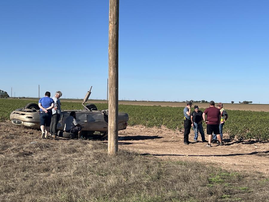 Vehicle Overturns at FM-380 and Bitner Road