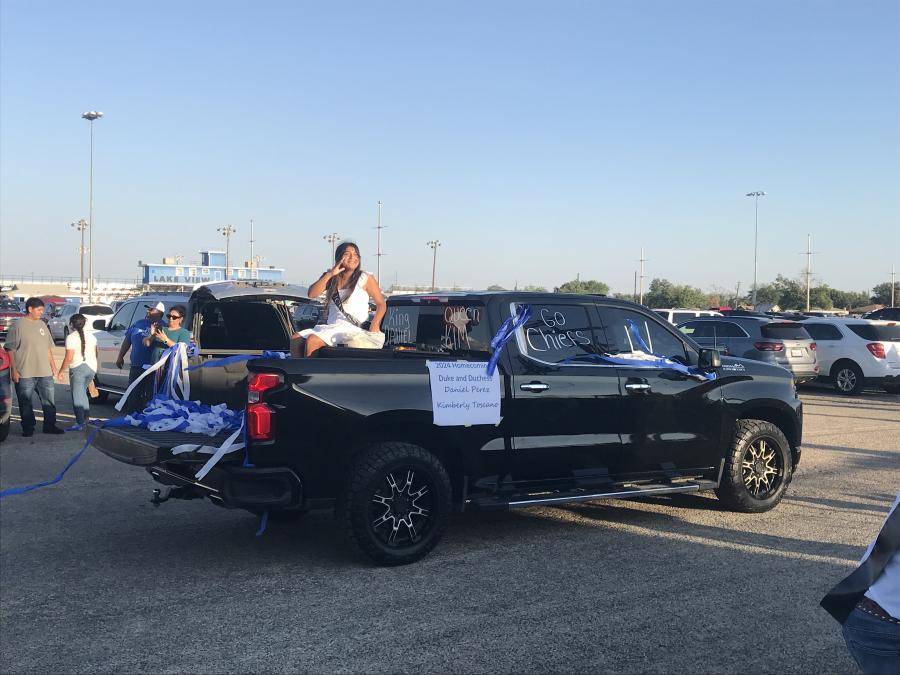 Lake View High School held its homecoming parade in the San Angelo Coliseum parking lot Wednesday, Oct. 9, 2024.