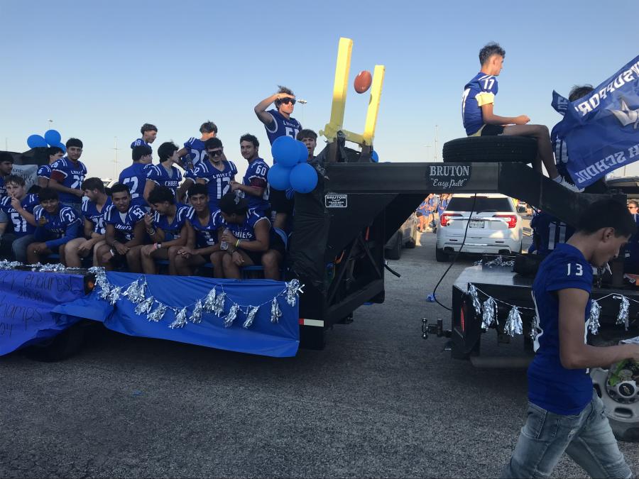 Lake View High School held its homecoming parade in the San Angelo Coliseum parking lot Wednesday, Oct. 9, 2024.