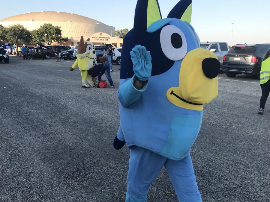 Lake View High School held its homecoming parade in the San Angelo Coliseum parking lot Wednesday, Oct. 9, 2024.