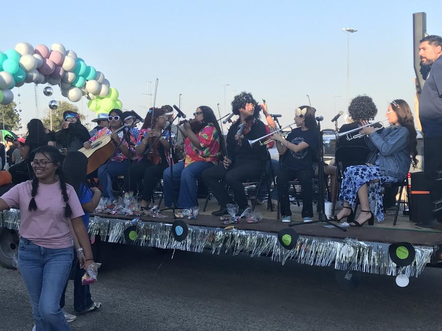 Lake View High School held its homecoming parade in the San Angelo Coliseum parking lot Wednesday, Oct. 9, 2024.