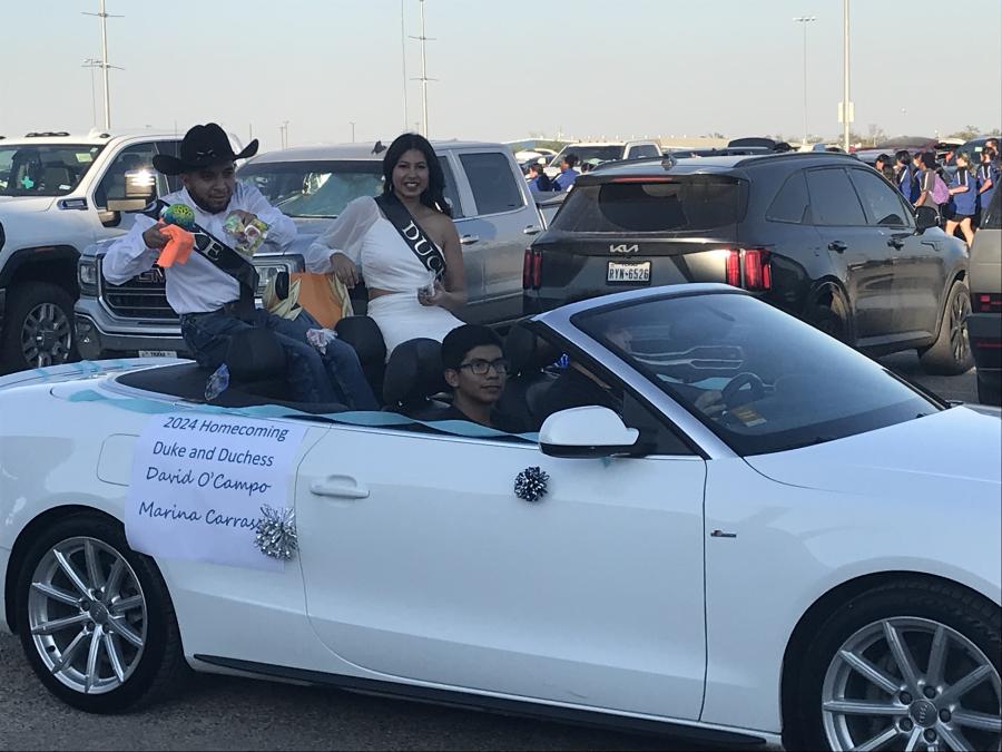 Lake View High School held its homecoming parade in the San Angelo Coliseum parking lot Wednesday, Oct. 9, 2024.