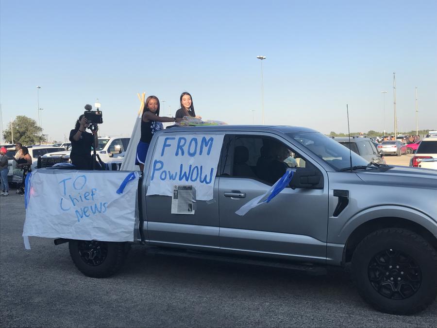 Lake View High School held its homecoming parade in the San Angelo Coliseum parking lot Wednesday, Oct. 9, 2024.