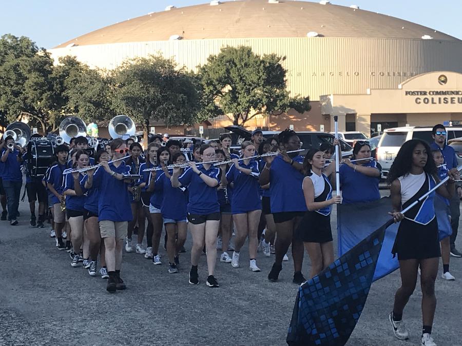 Lake View High School held its homecoming parade in the San Angelo Coliseum parking lot Wednesday, Oct. 9, 2024.