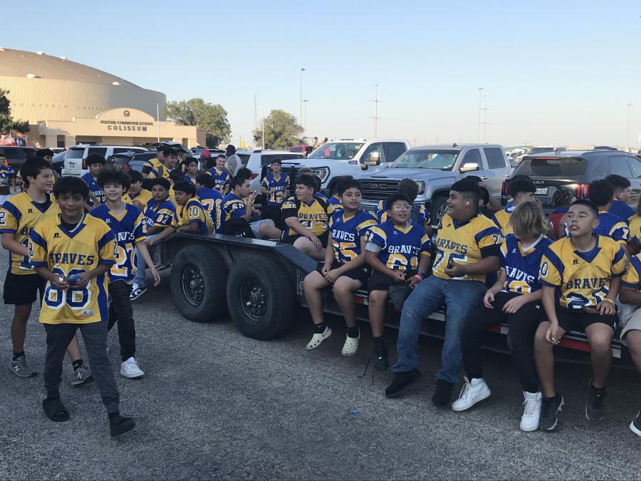 Lake View High School held its homecoming parade in the San Angelo Coliseum parking lot Wednesday, Oct. 9, 2024.