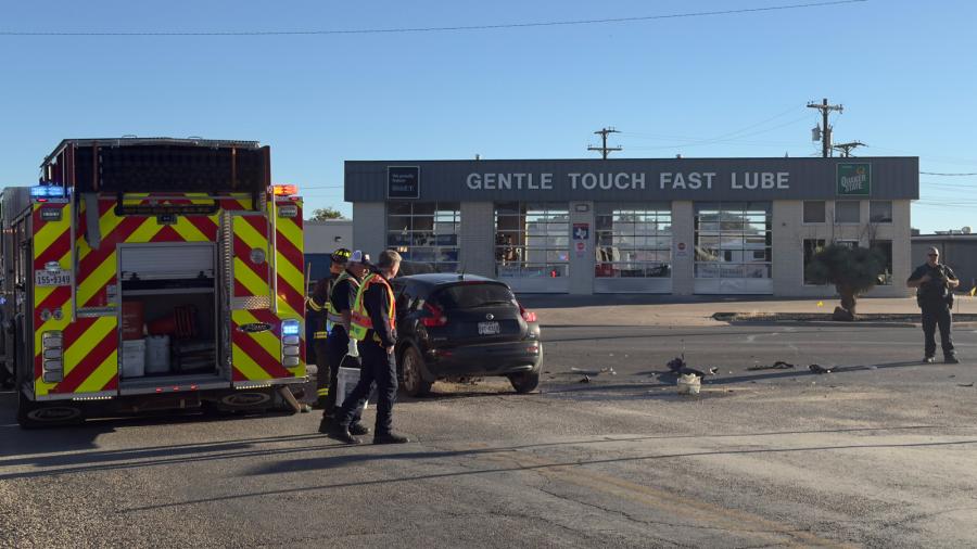 Crash between a Chevy and a Nissan Juke on Nov 10, 2024