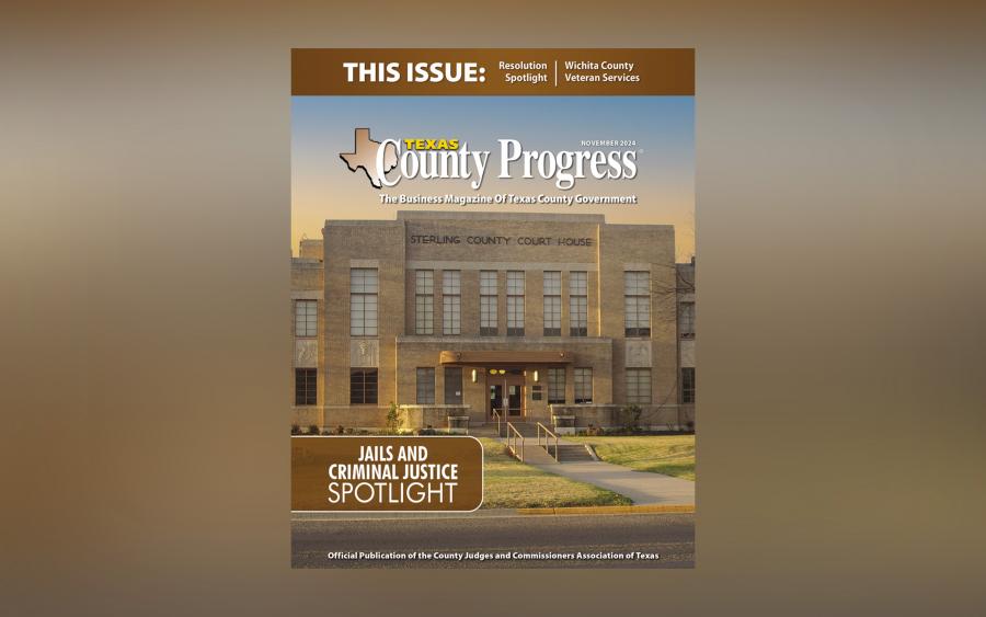 Sterling County Courthouse Featured in Texas County Progress Magazine’s November Issue