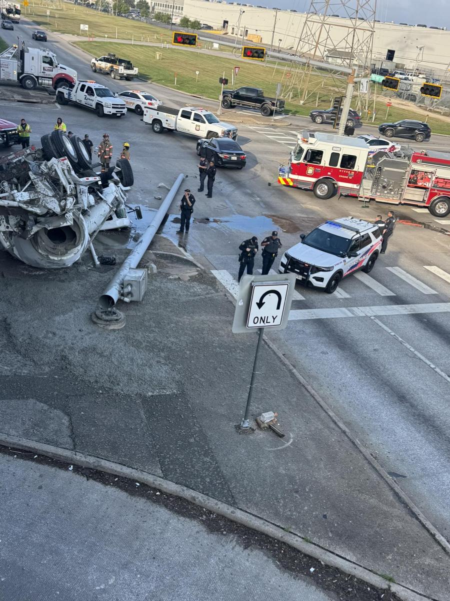 Cement Truck Crash Claims One Life in Texas
