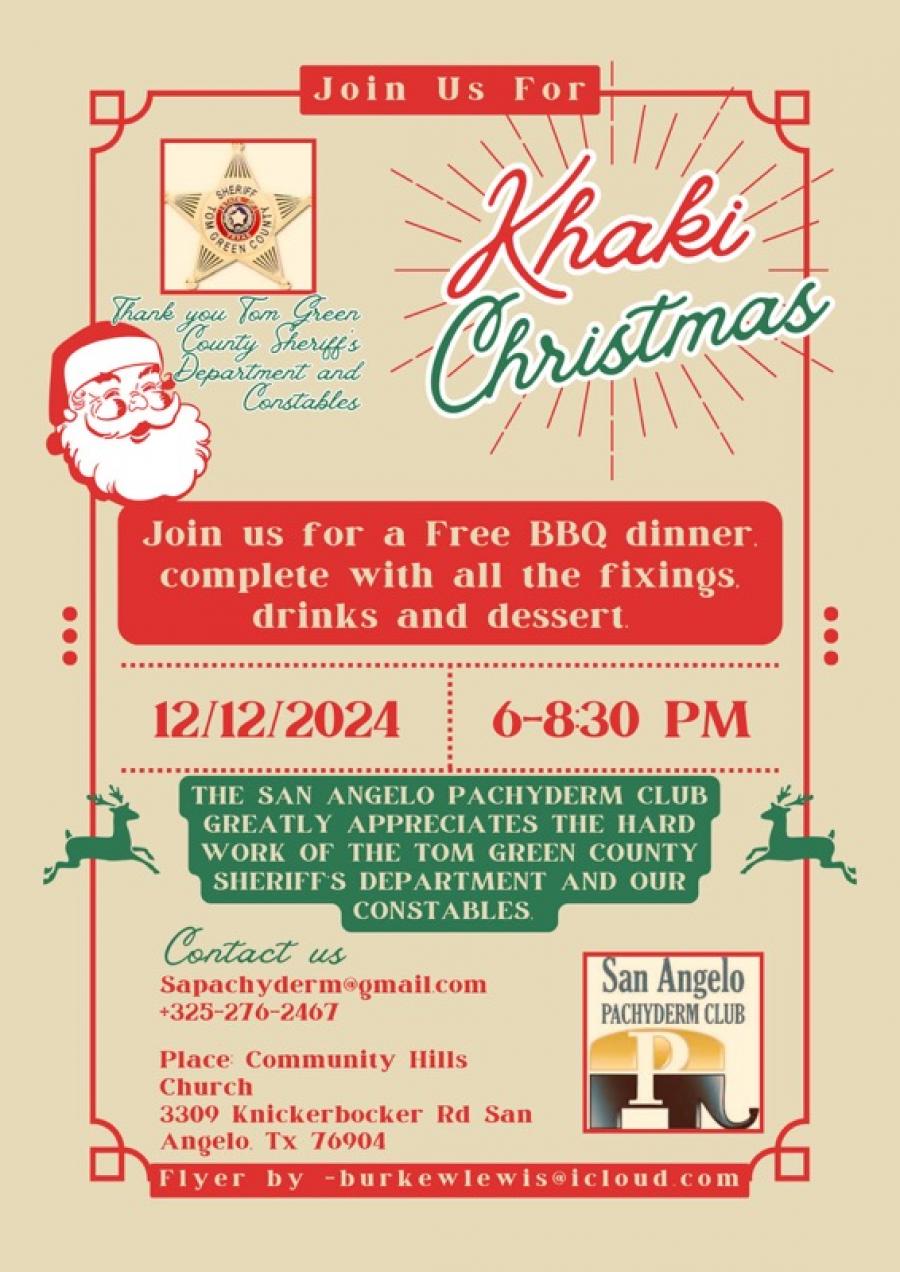 San Angelo Pachyderm Club's Khaki Christmas