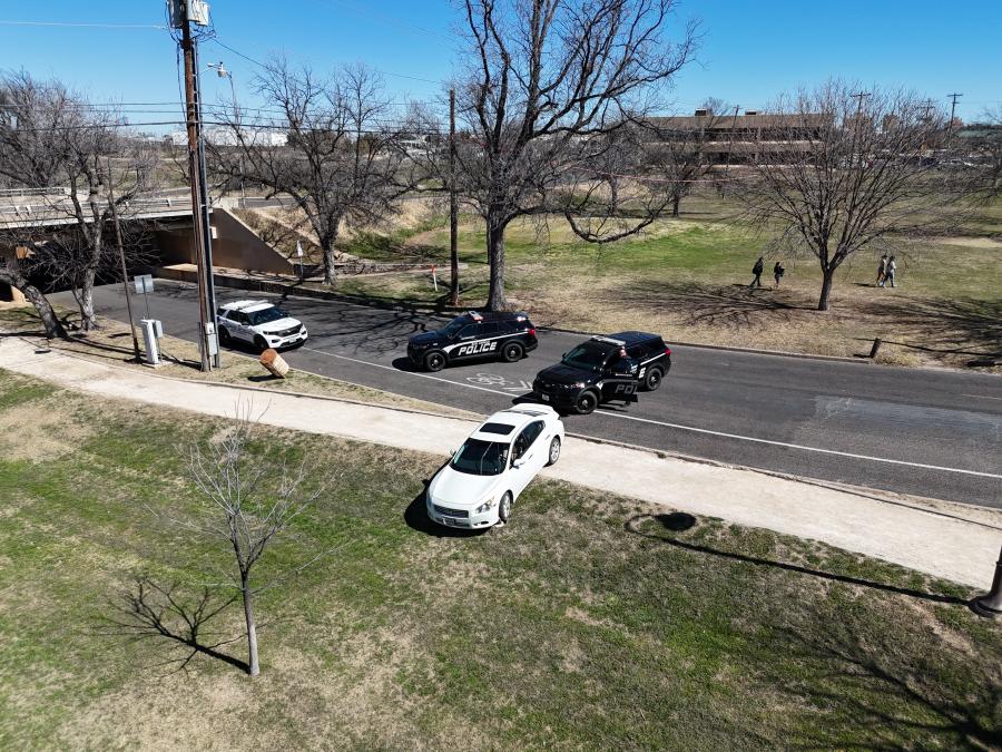 Information says that on February 24, 2025, around 12:37 p.m., a San Angelo Police Lieutenant noticed a vehicle that had been reported stolen earlier in the area of West Beauregard Avenue and Jefferson Street. Photos by: Justin Snider Round Texas Photography