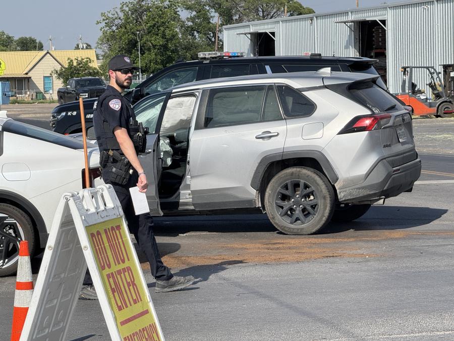 Crash at E.14th/Chadbourne on May 22, 2025.