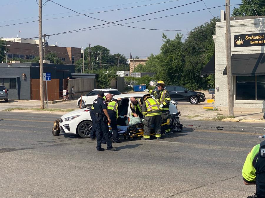 Crash on Main Street Sends 1 to the Hospital on May 22, 2025.
