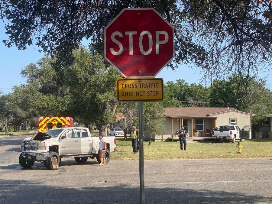 A crash at the intersection of N Campus Blvd and West Beauregard Ave on Jun 18, 2025.