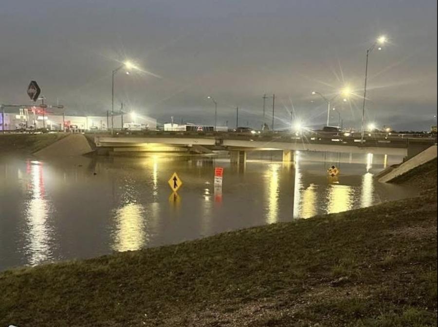 The National Weather Service issued a flash flood emergency in San Angelo - calling the situation "life threatening" - after reports of up to 14 inches of rain fell overnight.