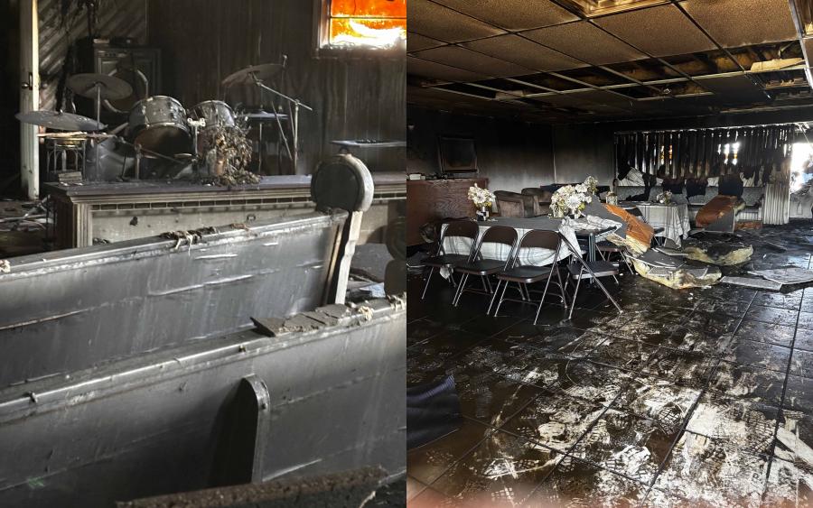 The San Angelo Apostolic Church was destroyed in a fire early Sunday, Oct. 5, leaving the building and its contents a total loss, according to a GoFundMe page launched to assist with rebuilding efforts.