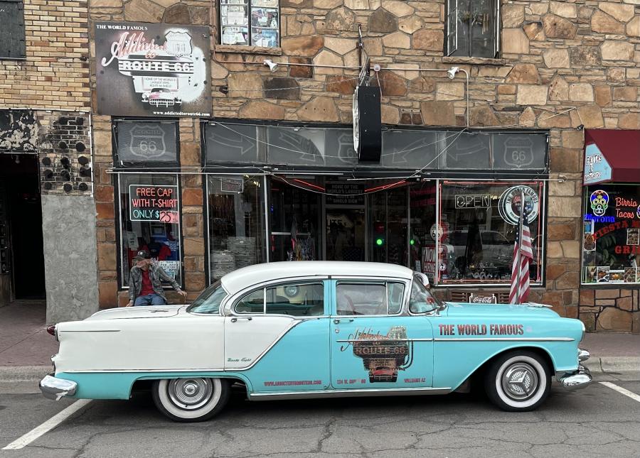 A 1950s Chevrolet in Williams, Arizona