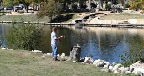 Trout Fishing on the Concho River (LIVE! Photo Archive)