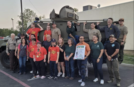 Tom Green County Sheriff's Office at the annual "Tip a Cop" event