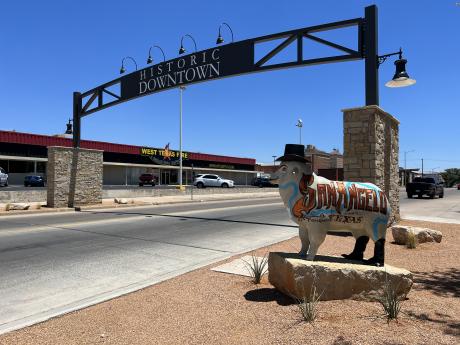 San Angelo Sheep gateway