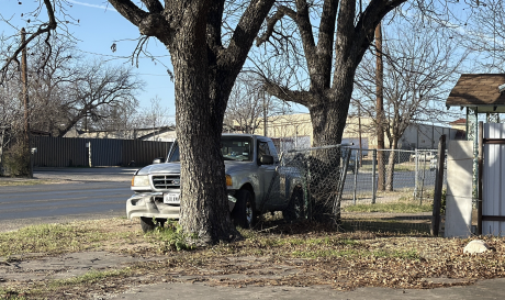 Silver Pickup T-Boned in Crash on Avenue N