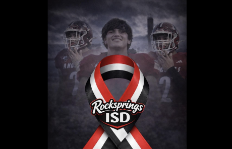 Rocksprings High School junior Samson Reyes died while helping move a telephone near the school's track and field area Sunday, March 8, 2025.
