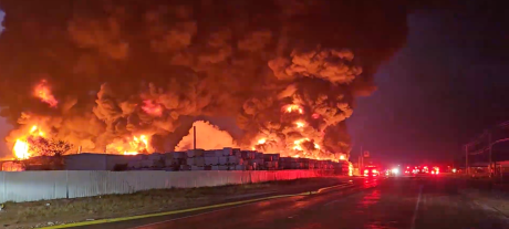 Permian Basin Containers Fire