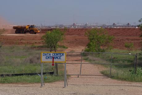 Work continues on the Stargate data center Sunday, April 26, 2026, in Abilene.