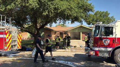 Structure fire on Vista Del Arroyo Drive.