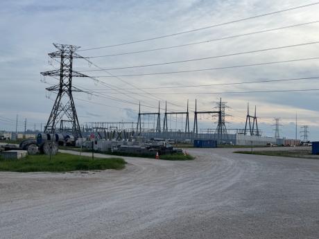 The Red Creek power substation is at the center of the data center infrastructure plan for two adjacent plays. It's located off City Farm Road just south of US 67 north.