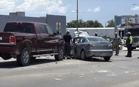 Crash on North Chadbourne & East 15th Street
