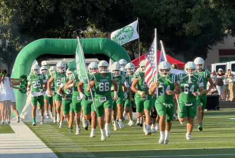 The Wall Hawks take the field against the Canyon West Plains Wolves.