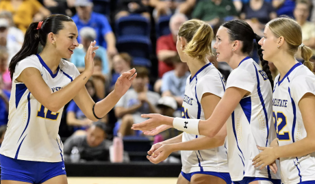 ASU Rambelles Volleyball - Julia Hopkins, Vivian Parker, Madi Parrish, and Hannah Barnhill