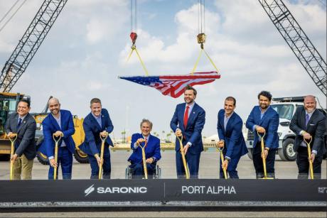 Gov. Abbott, Vice President J.D. Vance break ground for the new Saronic Technologies’ Port Alpha manufacturing facility at the Port of Brownsville.