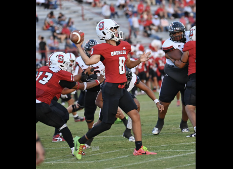 Sonora High School quarterback Aaron Segura has earned two statewide awards after his 634-yard passing performance last week.